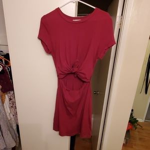 Burgundy/dark red Urban Outfitters dress